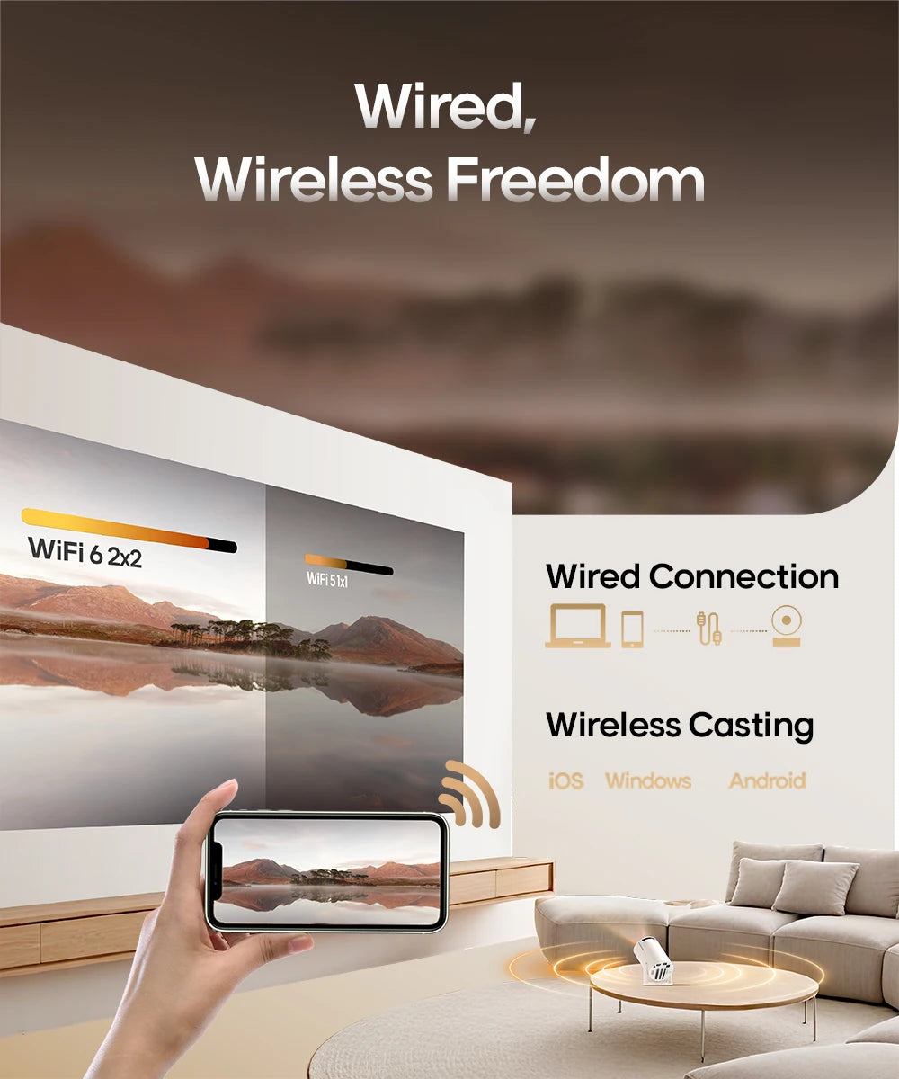 HY300 Pro Smart Projector