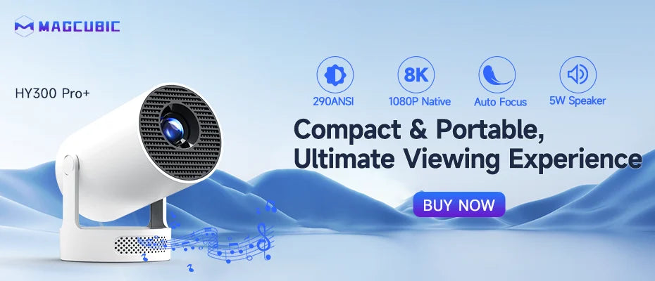 HY300 Pro Smart Projector