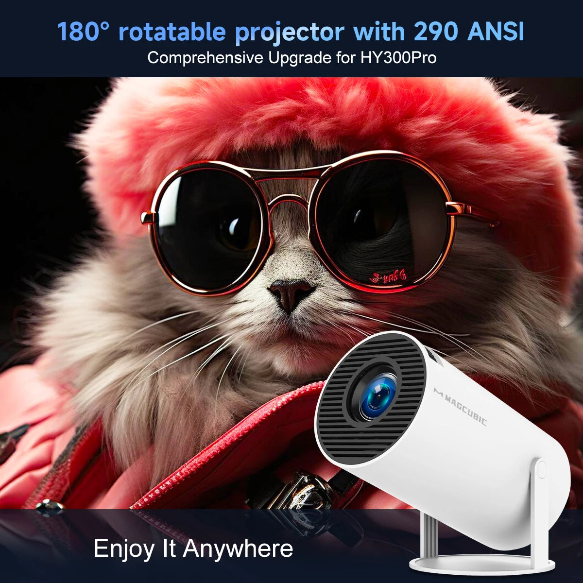 HY300 Pro Smart Projector